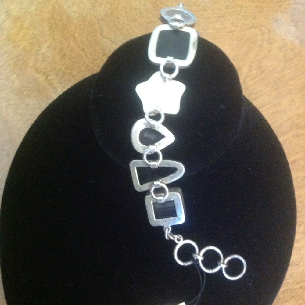 Sterling link multi stone previous - Picture 4 of 4